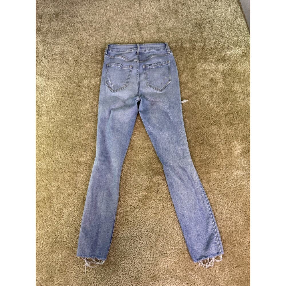 Old Navy Rockstar Super Skinny Higher High Rise Pockets Denim Jeans Size 4 D877 - Picture 4 of 13